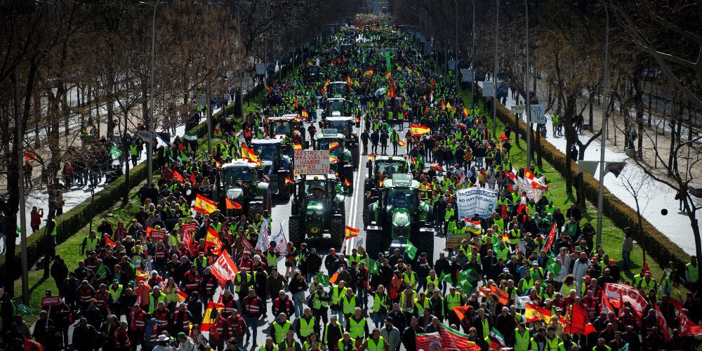 Protesta agricultores Madrid